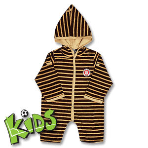 08-09 St Pauli Hooded Baby Suit - Brown
