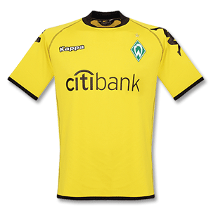 None 08-09 Werder Bremen GK Shirt yellow