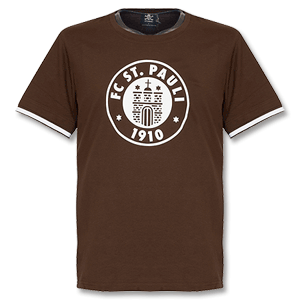 12-13 St Pauli Logo T-Shirt - Brown