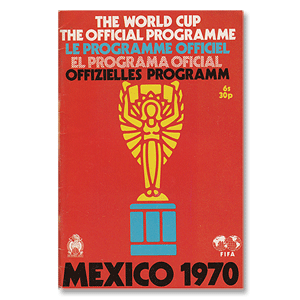 None 1970 WC Souvenir Programme World Cup Finals,