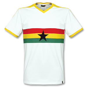 None 1980` Ghana Home Retro Shirt