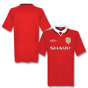 None 1999 Man Utd Home C/L Final Retro Shirt