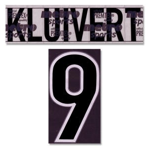 None 98-99 Holland Home Kluivert 9 (Replica) Official