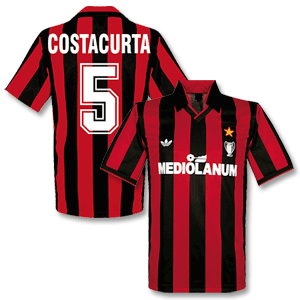 None adidas Originals 90-91 AC Milan Cup Winners Shirt   Costacurta 5