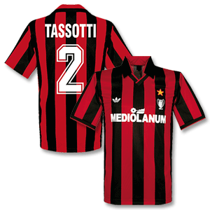 None adidas Originals 90-91 AC Milan Cup Winners Shirt   Tassotti 2