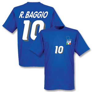 Baggio 1994 Italy Home T-Shirt - Boys