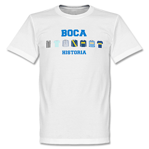 None Boca Juniors Historia Shirts T-Shirt - White