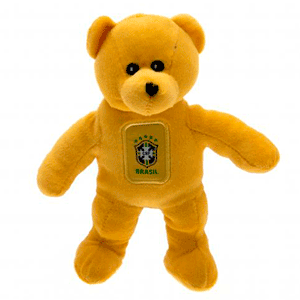 None Brasil Beanie Bear - Yellow (20cm)