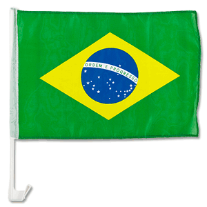 None Brasil Car Flag