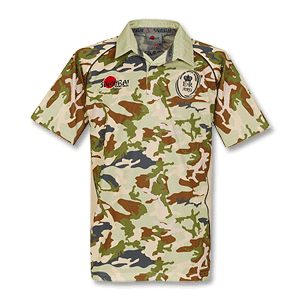 None British Army Camo Rugby Shirt - Green