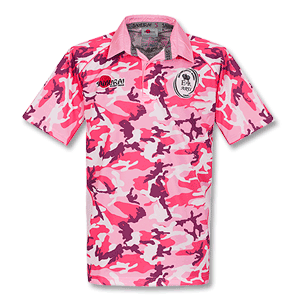 None British Army Camo Rugby Shirt - Pink