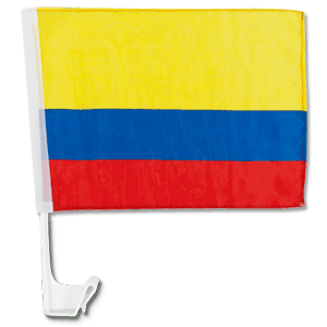 None Colombia Car Flag