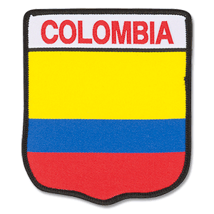 None Colombia Embroidery Patch 90mm x 75mm