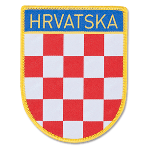 None Croatia 1 Embroidery Patch 90mm x 70mm