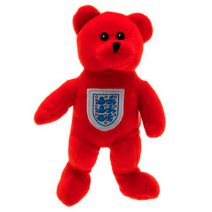 None England Beanie Bear - Red (20cm)