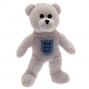 None England Beanie Bear - White (20cm)