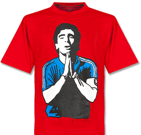 Football Culture Maradona T-Shirt - Red