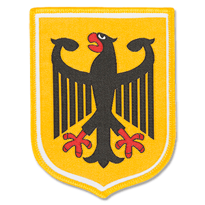 None Germany 2 Embroidery Patch 90mm x 65mm