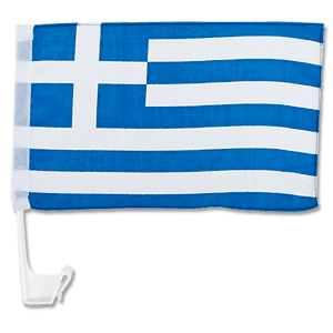None Greece Car Flag