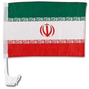 None Iran Car Flag