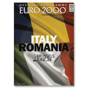 None Italy vs Romania - European Championships 2000