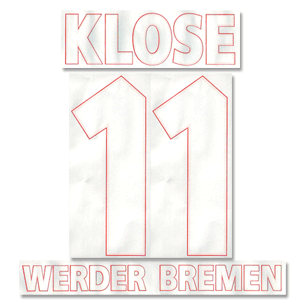 Klose 11 05-06 Werder Bremen Home Official Name
