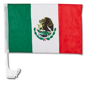 None Mexico Car Flag