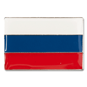 None Russia Flag Pin