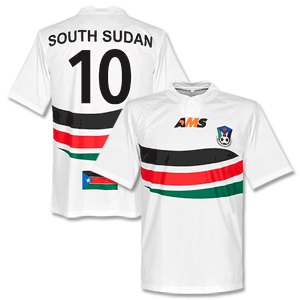 None South Sudan Home No 10 Shirt 2014 2015