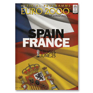 None Spain vs France - European Championships 2000