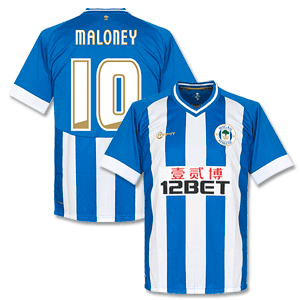 None Wigan Home Maloney Shirt 2013 2014 (Fan Style)
