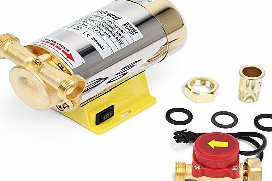 Nordstrand 90W Water Pressure Booster Pump - for Shower Home Garden Washing Machine - Inline Automatic - Stainless Steel