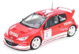 Peugeot 206 WRC Number 2 Scale 1:43