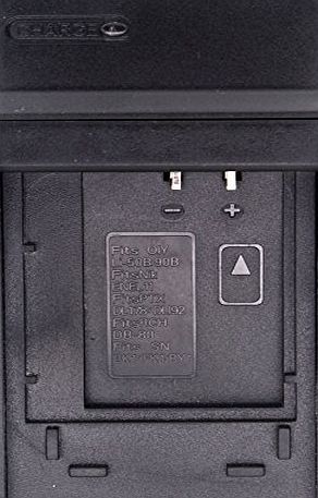 Norifon LI-70B USB Charger for Olympus D-700, D-705, D-710, D-715, D-745, FE-4020, FE-4040, FE-5040, VG-110, VG-120, VG-130, VG-140, VG-145, VG-150, VG-160, X-940, X-990 Camera Battery