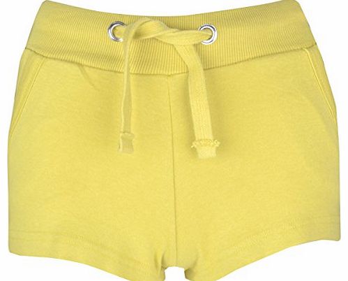 Womens Casual Summer Holiday Shorts (8, Lemon)