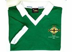 Northern Ireland Toffs Northern Ireland 1982 World Cup Shirt
