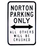 Norton Parking Sign