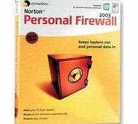 Norton Software Norton Personal Firewall 2003