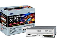Novatech 16X DVD ROM & 52X CDRW With Built In 7 In 1 Card Reader & USB 2 Port