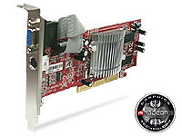 Novatech ATI Radeon 9200SE GPU 128MB DDR AGP Graphics Card TV Out