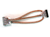 Novatech Round 90cm IDE ATA133 3 Head Cable Copper