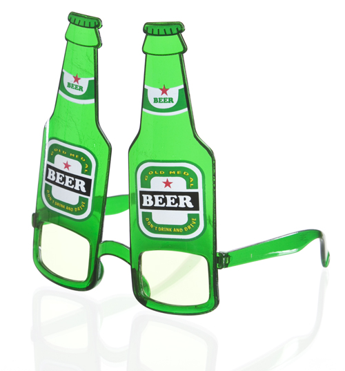 Novelty Beer Goggle Sunglasses