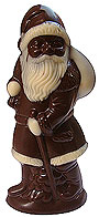 Novelty Chocolate Co. Large Dark Chocolate Santa