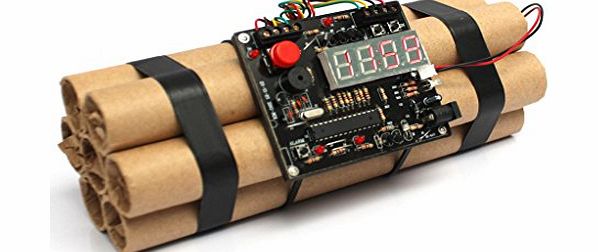 Defuse a Bomb Alarm Clock - Novelty Dynamite Styled Digital Clock
