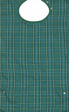 NRS Healthcare Clothing Protector/Bib with Crumb Catcher Long Length - Green