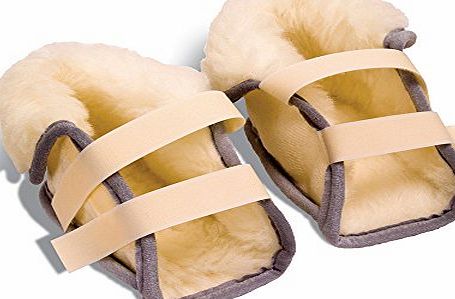 NRS Healthcare Fleece Heel Protectors Pure Wool - Pair