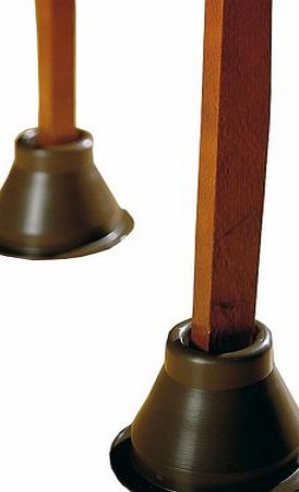 NRS Healthcare NRS Cone Furniture Raisers, 9cm (3.5``) Height - Set of 4