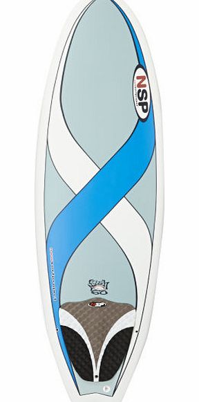NSP E2 Epoxy Blue Fish Surfboard - 6ft 0