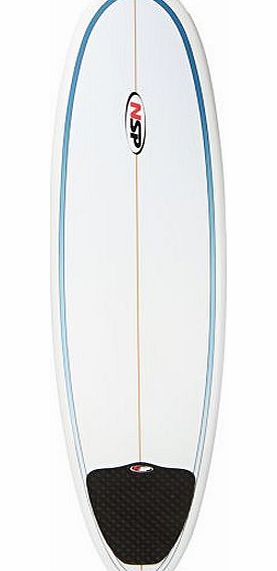 NSP Fun Surfboard Blue - 7ft 6