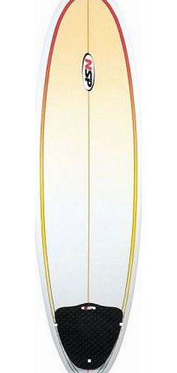 NSP Fun Surfboard Red - 7ft 10